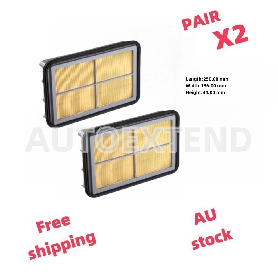 2X Air filters for HOLDEN Apollo JK 2.0L Carby 1989-1993 - image 1 of 1