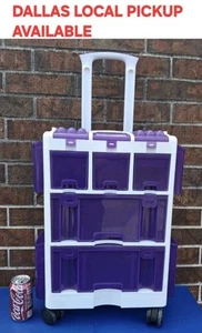 Wilton Ultimate Rolling Tool Caddy for Cake Decorating Supplies w/ Wheels Handle - Picture 1 of 24
