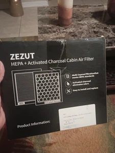 ZEZUT HEPA + Activated Charcoal Cabin Air Filter - Picture 1 of 3