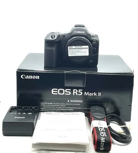 Used Canon EOS R5 Mark II Mirrorless Camera Body - Picture 1 of 7