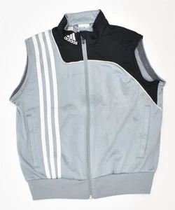 Giacca tuta smanicata ADIDAS ragazzo 7-8 anni grigio poliestere BE09 - Foto 1 di 4