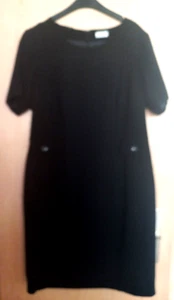 Kleid Gr.40, "Canda", Schwarz, 100%Polyester - Bild 1 von 10