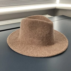 Loevenich Fedora Hat Wool Blend Brown Womens One Size - Picture 1 of 8