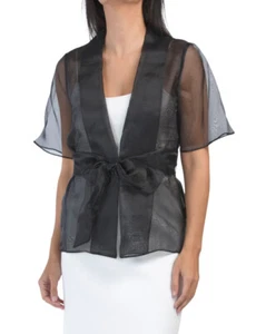 Adrianna Papell ORGANZA COVER UP Jacket (size XL) - Picture 1 of 2
