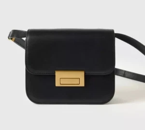 $350. Loeffler Randall Deisi Black Shoulder Bag Black Gold - Picture 1 of 6