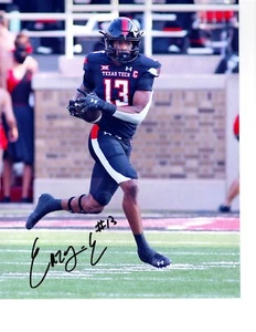 Erik Ezukanma Texas Tech Red Raiders signed autographed 8x10 football photo c - Picture 1 of 1