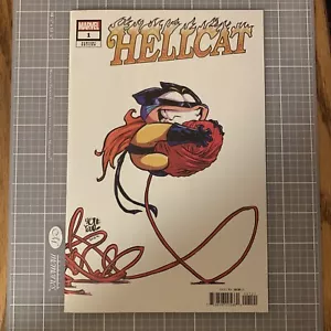 Cubierta variante de Marvel Comics Patsy Walker HELLCAT (2023) #1 SKOTTIE YOUNG - Imagen 1 de 2