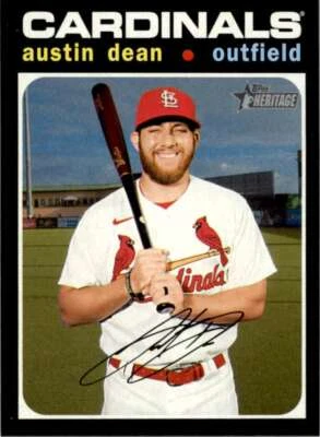 Austin Dean 2020 Topps Heritage High Number #579 Cardinals - Image 1 of 2