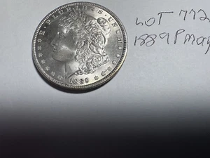 1889 p morgan silver dollar bu             Lot#772 - Picture 1 of 7