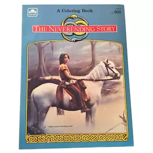 Die unendliche Geschichte Malbuch Vintage 1984 Popkultur 80er Fantasie Falkor - Bild 1 von 21