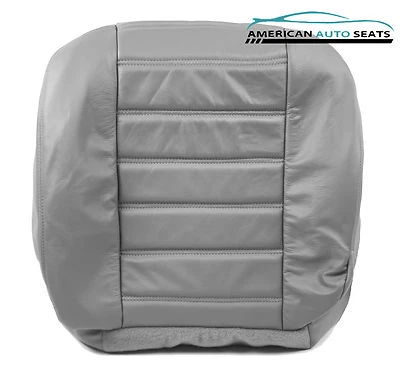 Driver Bottom Leather Seat Cover Gray 03-07 For Hummer H2 Chrome Wheels Rims SUT - image 1 of 4