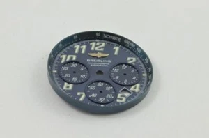 Breitling Esfera Dial Chronoracer Rattrapante Azul Hermosa Estado - Imagen 1 de 1