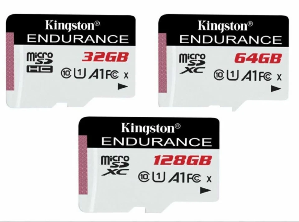 Kingston Micro SD High Endurance C10 95MB/s Flash Memory Card 64GB 128GB 256GB - Image 1 of 1