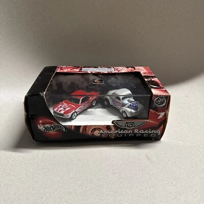 Hot Wheels American Racing Equipped Car Set Mustang & '41 Willys coupe 56052 - Image 1 of 4
