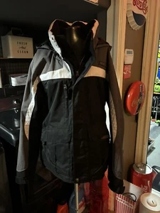 Descente Black Winter Jacket D310 Snow Ski Snowboard Outerwear Mens Small - Picture 1 of 16