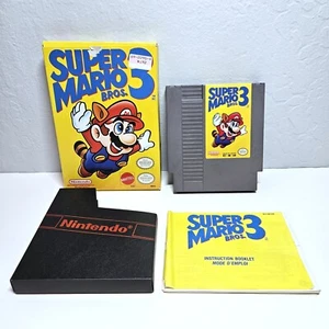 EUC CIB Super Mario Bros 3 for original NES - Picture 1 of 10