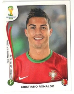 Cristiano Ronaldo-Panini 2014 World Cup Brazil Sticker #523 MN-FREE SHIPPING!! - Picture 1 of 2
