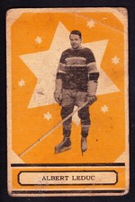 1933-34 O-PEE-CHEE #46 ALBERT 'BATTLESHIP' LEDUC CANADIENS ROOKIE