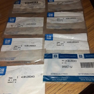 Junta de bomba de agua Chevy Pontiac Camaro Impala 1993-97 8 NOS GM 10128343 F51 Foto 1 de 2