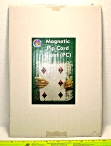 Magnetic Pip Card "Giant" Magic Trick - Stage, Parlor, Easy To Do, Plays Big - Picture 1 of 4