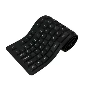 108 Keys USB Silicone Flexible Foldable Keyboard Waterproof Dustproof USB P8A8 - Picture 1 of 11