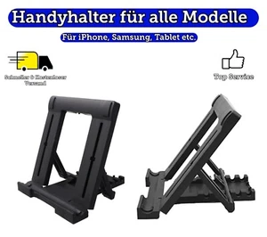 Universal Smartphone Handy Halter Ständer Stativ Halterung verstellbar klappbar - Bild 1 von 7
