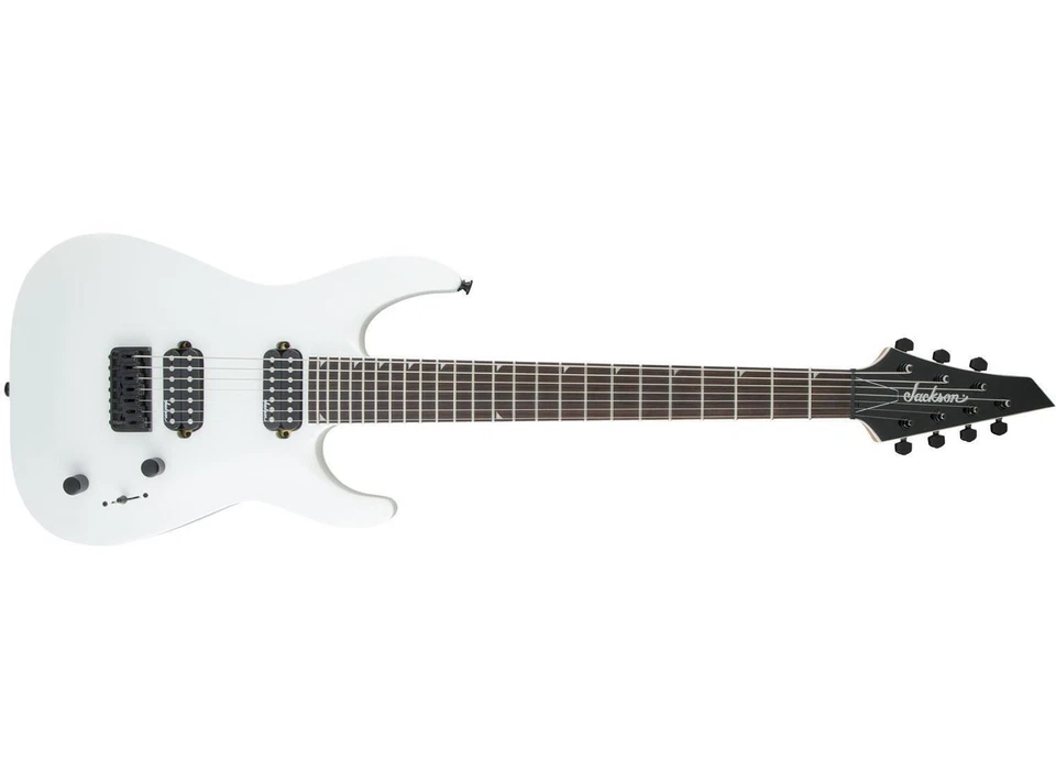Jackson JS32-7 DKA HT 7-String Solid Electric Guitar - White (2910113576)