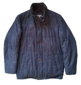 Bugatti Puffer Jacket Coat Mens L Navy Blue Designed In Germany - Picture 1 of 14