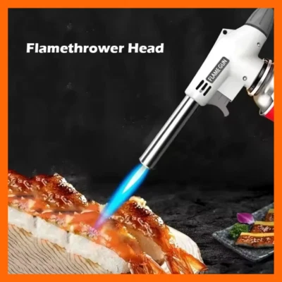 Portable Flame Gun Multifunctional Torch Burner For Camping, Cooking, Soldering - Image 1 of 4