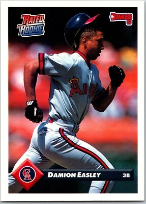 #457 Damion Easley - California Angels 1993 Donruss Rated Rookies RC - Image 1 of 2