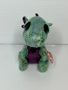 Ty Beanie Boos Cinder the Dragon 6" Plush Stuffed Animal Toy NWT - Picture 1 of 8