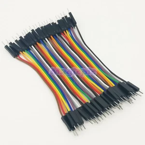 40PCS 10CM Dupont Male To Male Jumper Wire Ribbon Cable for Breadboard Arduino - Picture 1 of 3