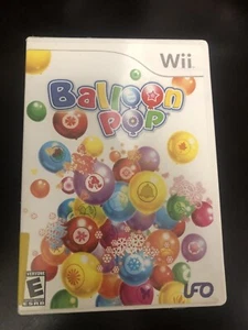 BALLOON POP KOMPLETT NINTENDO WII SYSTEM KONSOLE SPIEL, HÜLLE, HANDBUCH NES HQ - Bild 1 von 2