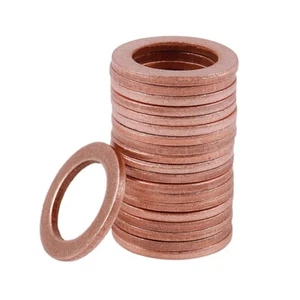 20 piezas 12 mm x 18 mm x 1,5 mm cobre arandela insertador de anillo sellado Q7iee - Imagen 1 de 8
