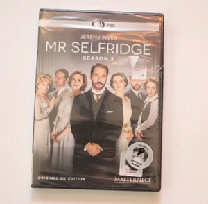 PBS Masterpiece: Mr. Selfridge Season 3 NEW DVD Jeremy Piven - Picture 1 of 2