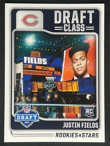 JUSTIN FIELDS 2021 Panini Rookies & Stars Draft Class Insert Rookie RC | Bears - Picture 1 of 2