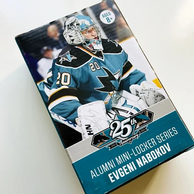 NHL San Jose Sharks Evgeni Nabokov Alumni Mini-Locker - SEALED - SGA 3/12/2016 - Image 1 of 4