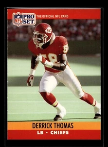 1990 Pro Set #536 Derrick Thomas (EX) (FTB) - Foto 1 di 2