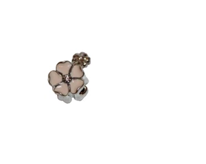 Pandora silver .925 charm poetic bloom pink enamel authentic - Picture 1 of 3