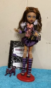 2008 Monster High ~ 1st Wave ~ Clawdeen Wolf ~ bambola Weregirl ~ scatola ~ ritirata - Foto 1 di 17