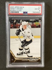 2005 Upper Deck Rookie Class Sidney Crosby RC EX-MT PSA 6
