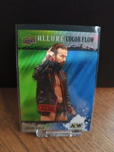 AEW Upper Deck Allure 2022 Adam Cole /299 Color Flow Green/Blue R-35 - Bild 1 von 1