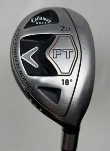 Callaway FT 2H híbrido 18* Fujikura ajuste grafito rígido flexible para hombre diestro 41" - Imagen 1 de 18