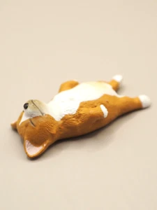Dog Capsule Toy Panda hole Zoo Zoo Zoo Tiring Sleep Figure Japan H066 - Picture 1 of 5