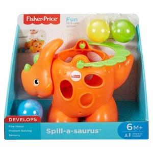 Fisher Price Spill-a-saurus Dinosaur (DRF93) 6M+ Developement Toy Toddler - Picture 1 of 3