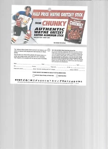 WAYNE GRETZKY 1996/7 CHUNKY GRETZKY EASTON ALUMINUL STICK ENTRY FORM - Bild 1 von 1