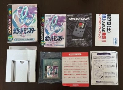 Pokemon Crystal Version Pocket Monsters Nintendo Game Boy Color only Soft - Image 1 of 3