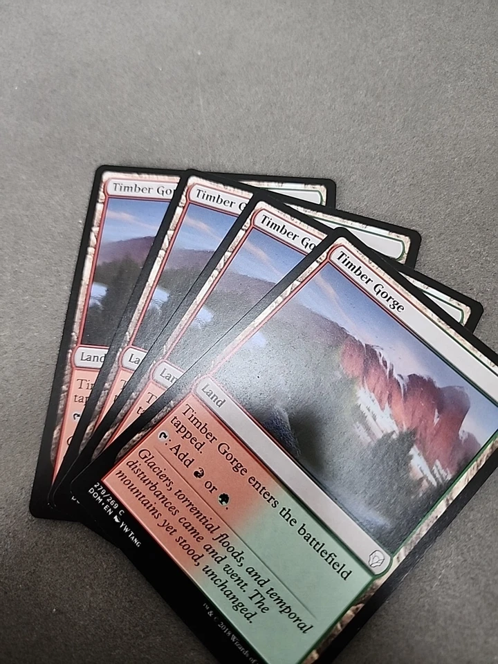 MTG Dominaria C Timber Gorge #279 PLAYSET 4x x4 - Image 1 of 1