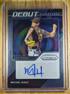 2021 Panini Prizm Debut Signatures Micheal Baez San Diego Padres MLB Auto - Bild 1 von 2