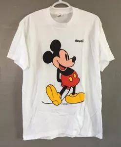 T-shirt vintage anni 80-90 Disney Topolino Hawaii Sherry punto singolo USA NUOVA SENZA ETICHETTE - Foto 1 di 7
